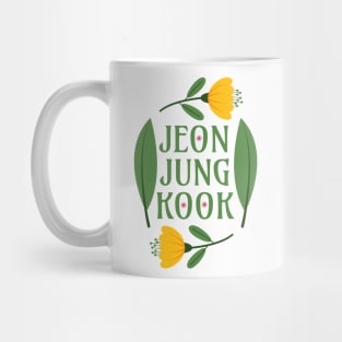 Jeon Jungkook - BTS Vocalist - Greenery BTS Army Jeon Jung-Kook Mug